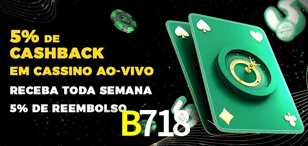 Promoções do cassino ao Vivo B718
